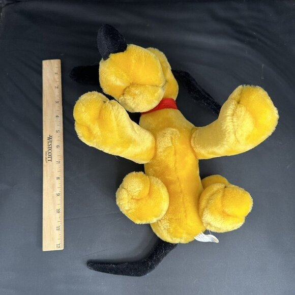 Vintage Walt Disney Co Pluto Plush Stuffed Animal Doll Toy Collectible Puppy - Picture 8 of 11
